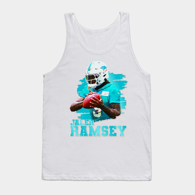 Jalen ramsey || 5 || Front back Tank Top by Aloenalone